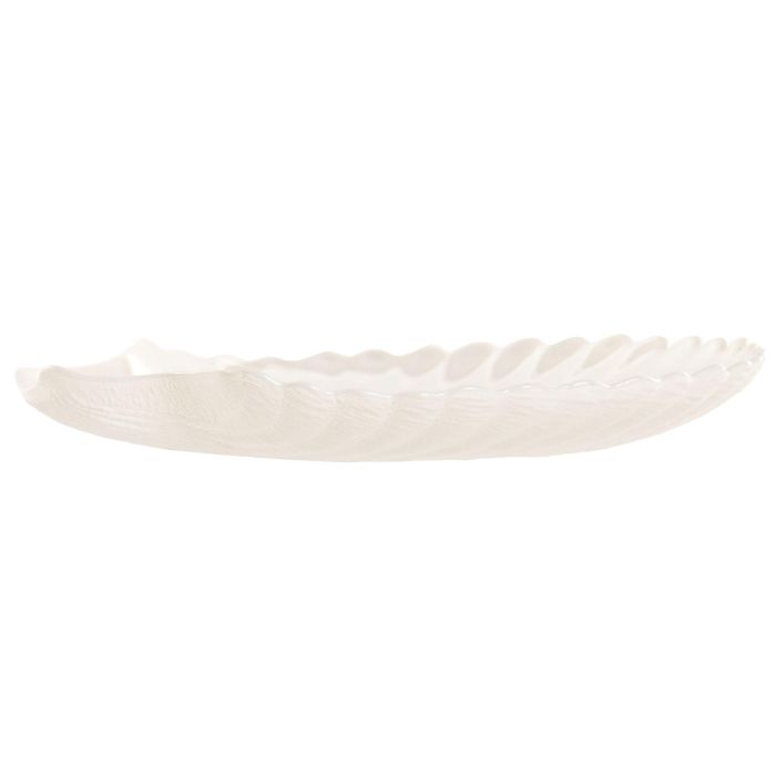 DKD Home Decor Hangzhou design 26a Bandeja Vaciabolsillos Mediterraneo Cristal Blanco 17 x 17 x 2.3 cm (6 Unidades)