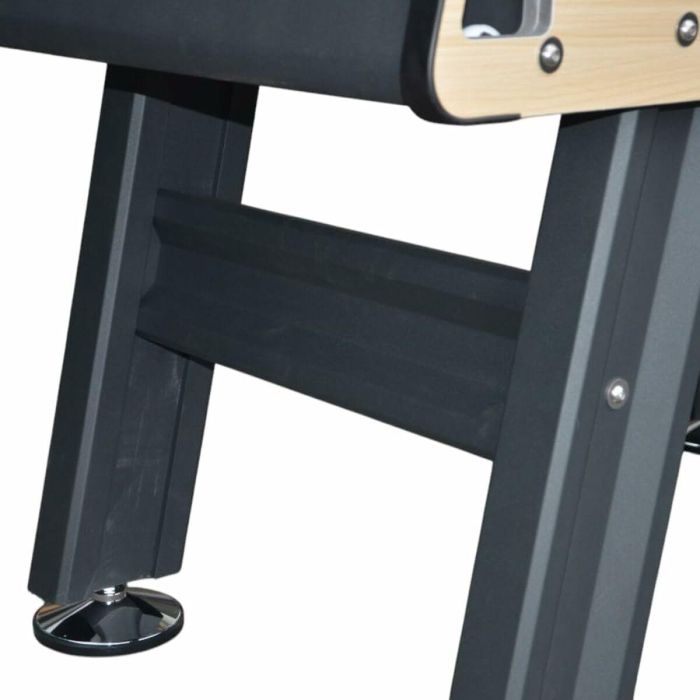 Ociotrends Futbolín de Exterior Pro de Aluminio 142x76x92 cm con Jugadores de Metal y Piernas Cerradas, Campo 118,6x70 2