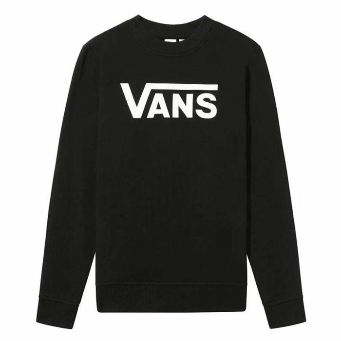 Sudadera sin Capucha Hombre Vans Classic V Negro 0 Sudadera sin Capucha Hombre Vans Classic V Negro 0