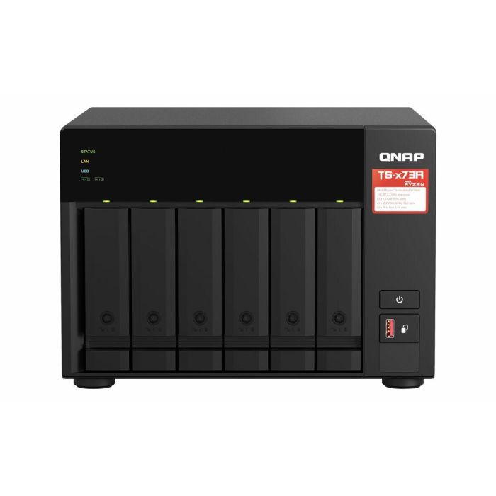 Almacenamiento en Red Qnap TS-673A-SW5T Negro