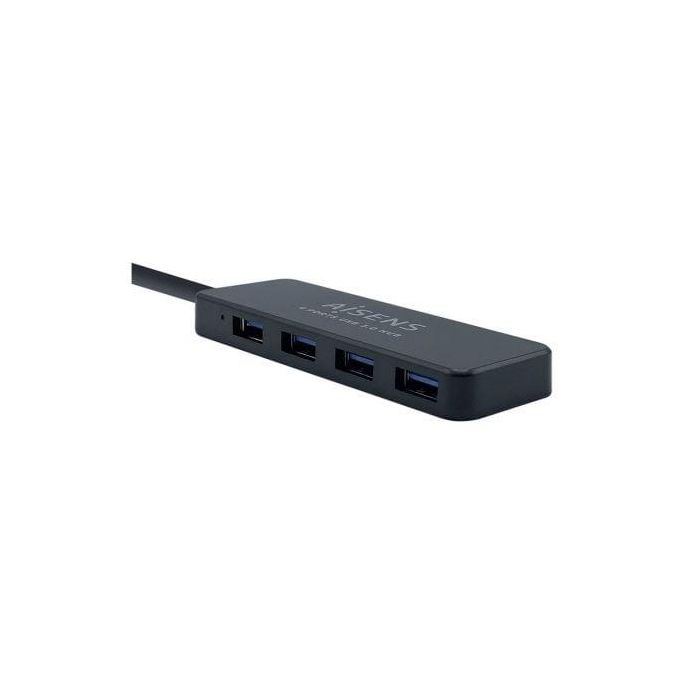 Aisens Hub Usb 3.0, Tipo A-M - 4Xtipo A-H Negro 30 cm Aisens Hub Usb 3.0, Tipo A-M - 4Xtipo A-H Negro 30 cm