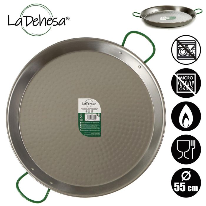 Paellera Pulida 55 Cm 16 Raciones La Dehesa (4 Unidades) 3 Paellera Pulida 55 Cm 16 Raciones La Dehesa (4 Unidades) 3