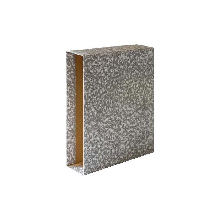 Caja Para Archivador Olef Fº 82Mm Jaspeado Gris