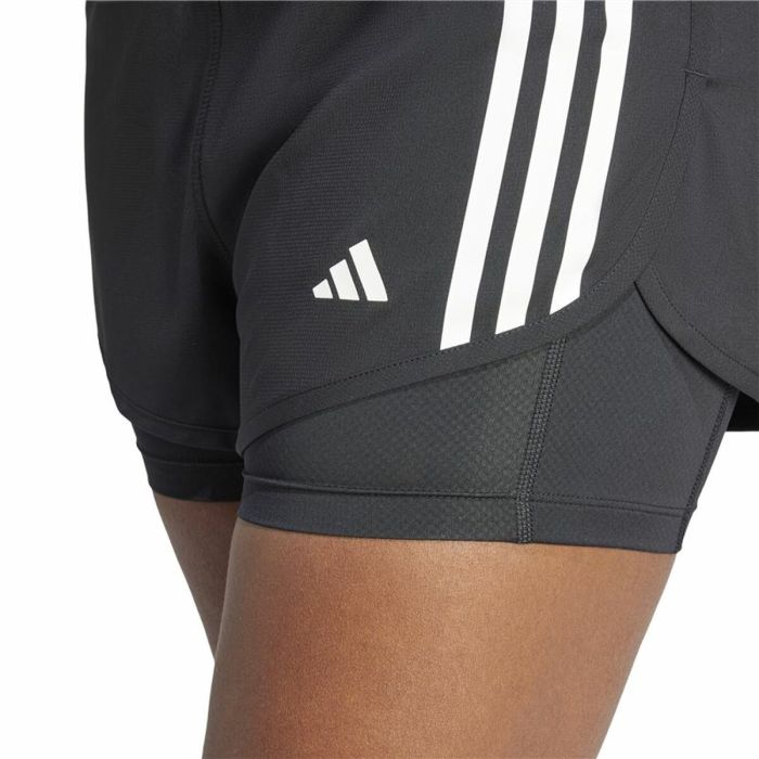 Pantalones Cortos Deportivos para Mujer Adidas Own the run 3S 2In1 2 Pantalones Cortos Deportivos para Mujer Adidas Own the run 3S 2In1 2