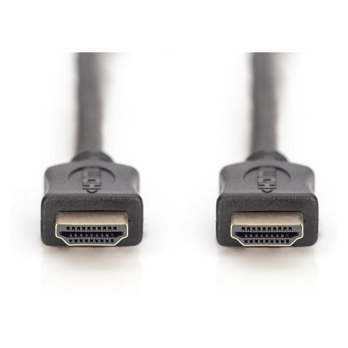 Digitus Cable HDMI High Speed A M/M 3.0m, Ultra HD 60p, Chapado en Oro para Conexión Ethernet y ARC