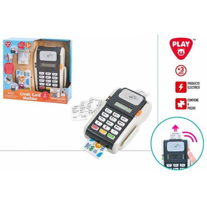 Playgo Datafono Electronico con Luz y Sonido – Juguete Infantil, Incluye 6 Piezas 1