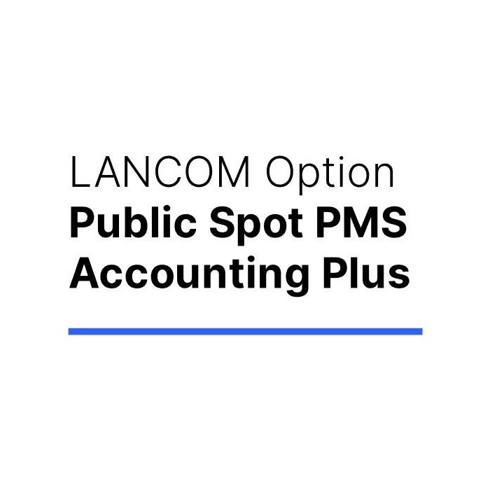 LANCOM Public Spot PMS Accounting plus Option. Licencia de gestión de redes, CAL, para 1 licencia