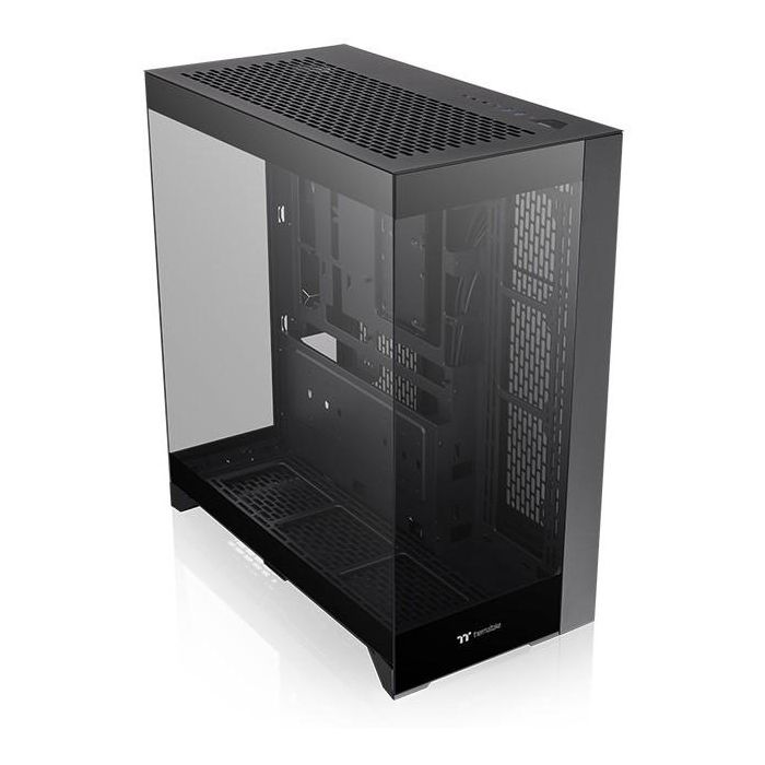 Thermaltake CTE E550 TG Midi Tower PC Gaming Negro con Ventana Lateral y Panel de Vidrio Templado para ATX/EATX 3