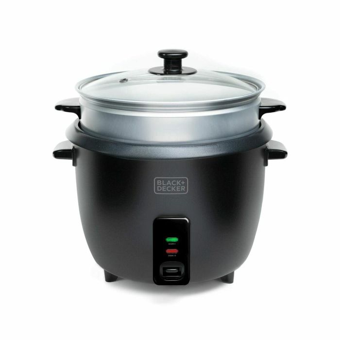 Arrocera Black & Decker BXRC1800E Negro 1,8 L Blanco Aluminio 700 W 0 Arrocera Black & Decker BXRC1800E Negro 1,8 L Blanco Aluminio 700 W 0