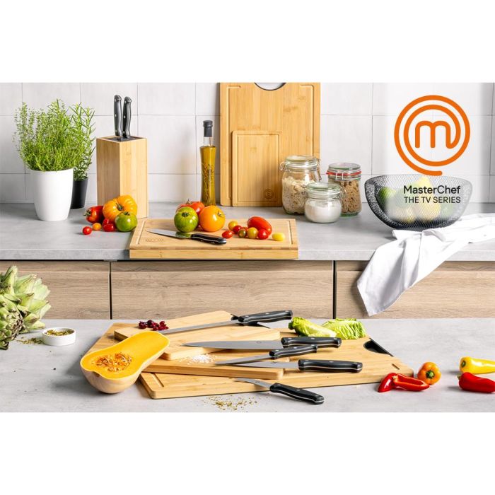 Masterchef Tabla Bambú Encimera 45 cm x 35 cm x 1.5 cm 2
