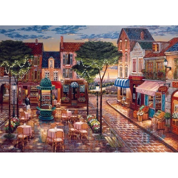 Ravensburger 12000521 Puzzle de 1000 piezas París en pintura, alta calidad para adultos y niños +14 años Ravensburger 12000521 Puzzle de 1000 piezas París en pintura, alta calidad para adultos y niños +14 años