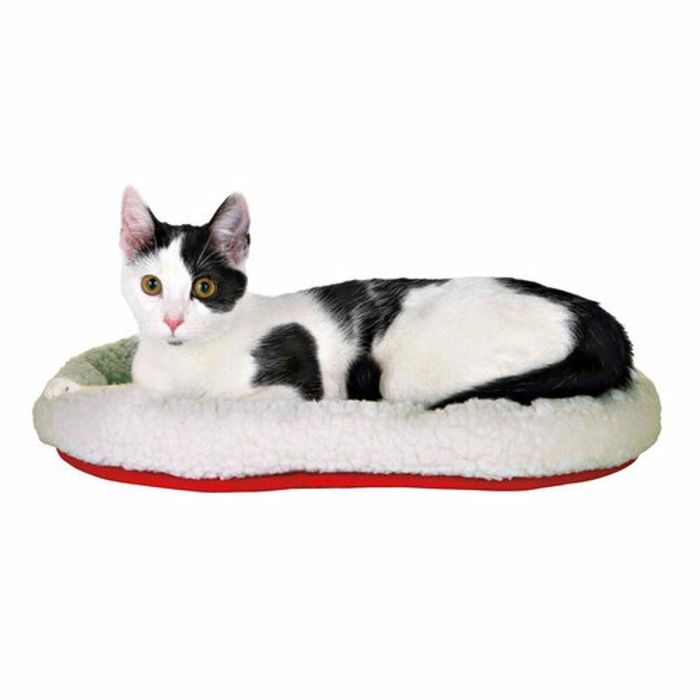 Cama para Gato Trixie Blanco Rojo 47 × 38 cm 5 Cama para Gato Trixie Blanco Rojo 47 × 38 cm 5
