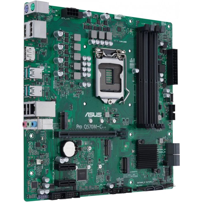 ASUS Q570M-C/CSM Placa base micro ATX Intel LGA 1200, Chipset Intel Q570, DDR4 hasta 128 GB 2 ASUS Q570M-C/CSM Placa base micro ATX Intel LGA 1200, Chipset Intel Q570, DDR4 hasta 128 GB 2