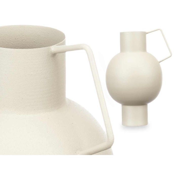 Jarron Acero Abombado Crema Pastel Giftdecor 15X23CM (6 Unidades) 2 Jarron Acero Abombado Crema Pastel Giftdecor 15X23CM (6 Unidades) 2