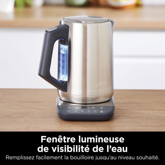 Ninja KT201EU Hervidor de Agua de Acero Inoxidable con Temperatura Regulable, 3000 W y 1.7 L 5 Ninja KT201EU Hervidor de Agua de Acero Inoxidable con Temperatura Regulable, 3000 W y 1.7 L 5