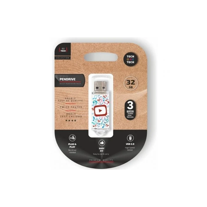 Memoria Usb 32Gb Tech-One-Tech Video Dream 2.0 (Incluye Canon Lpi De 0.24 )