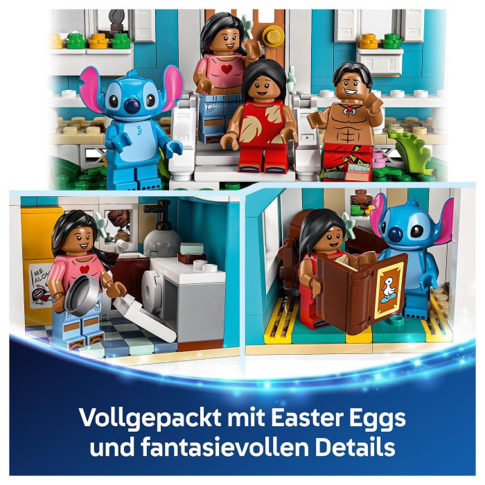 LEGO 43268 Casa de playa de Disney Lilo & Stitch para niños y fans 19