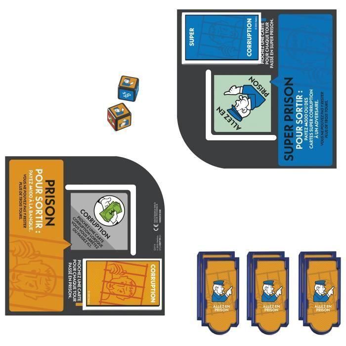 Monopoly Go to Jail Expansion, hace que el clásico juego Monopoly sea más divertido y rápido, juegos de mesa, de 2 a 6 jugadores, 40 m 2 Monopoly Go to Jail Expansion, hace que el clásico juego Monopoly sea más divertido y rápido, juegos de mesa, de 2 a 6 jugadores, 40 m 2