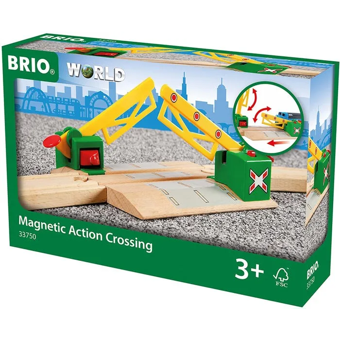 Brio World 33750 Paso a Nivel Magnético para Trenes de Juguete Brio World 33750 Paso a Nivel Magnético para Trenes de Juguete