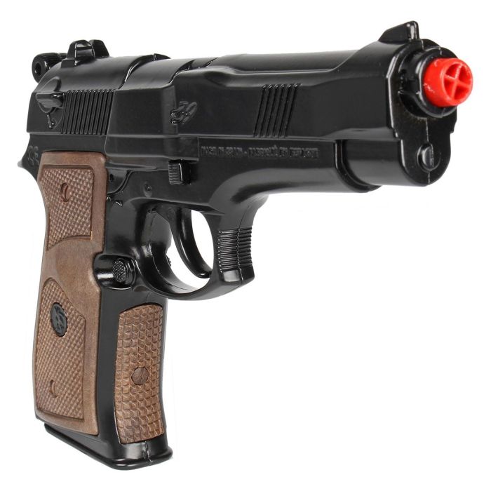 Gonher Pistola Policía 8 Tiros Negra 39/6 1