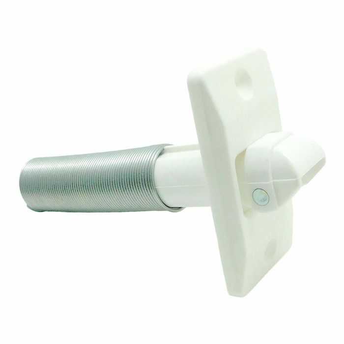 Edm Guía cinta oscilante con muelle PR28, poliamida blanco, 75 x 40 mm Edm Guía cinta oscilante con muelle PR28, poliamida blanco, 75 x 40 mm