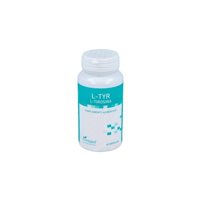 PLANTAPOL L-Tirosina 500mg, Suplemento para Hormonas Tiroideas, 60 Cápsulas