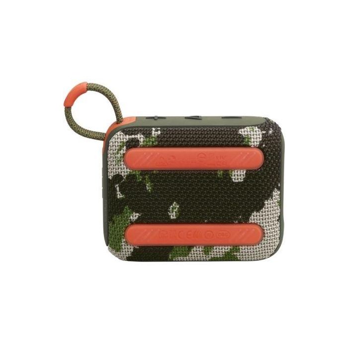 JBL JBLGO4SQUAD Altavoz Bluetooth Ultraportátil, 4.2W, Camuflaje, IP67 Resistente al Agua y Polvo
