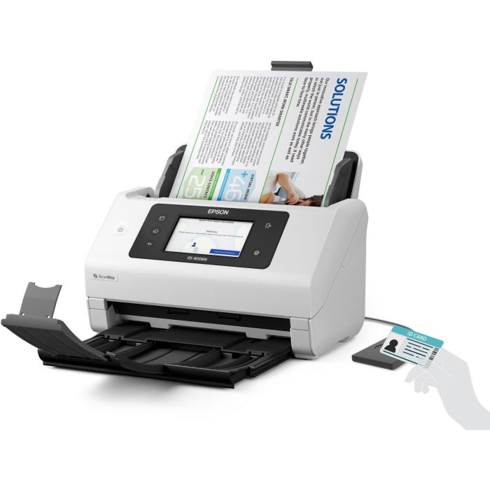 Epson WorkForce DS-800WN Escáner A4 Red y Wifi Autónomo 50ppm/100ipm Alimentador 100 Hojas Dúplex Compatible Open Platform 5