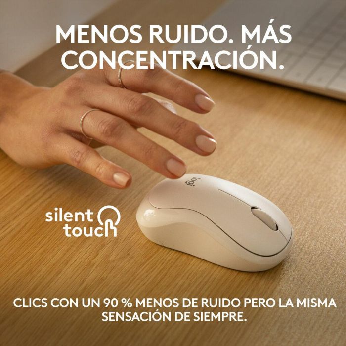 Ratón Logitech M240 Blanco 6