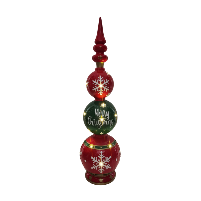 Figura Navidad Tradicional DKD Home Decor Rojo Verde 30 x 109 x 30 cm 1