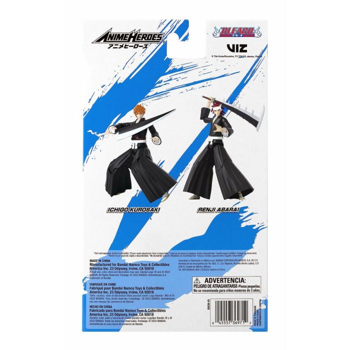 Bandai - Anime Heroes - Bleach - Figura Anime Heroes 17 cm - Kurosaki Ichigo - 36971 Multicolor 1