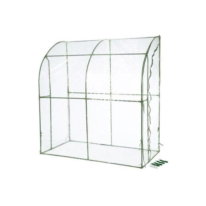 Nature NAT8711338204320 Invernadero de jardín natural H215 x 200 x 100 0 Nature NAT8711338204320 Invernadero de jardín natural H215 x 200 x 100 0