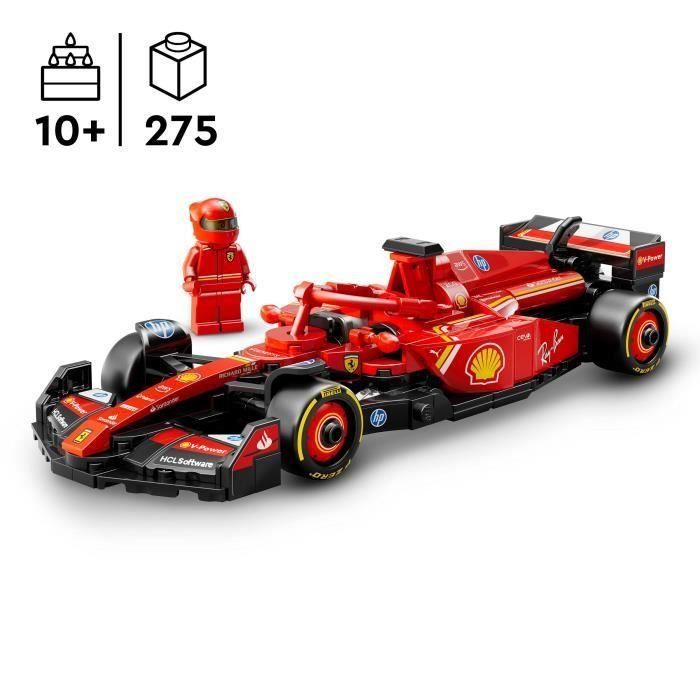 Juego de construccion coche de carreras ferrari sf-24 formula 1 lego speed champions 1