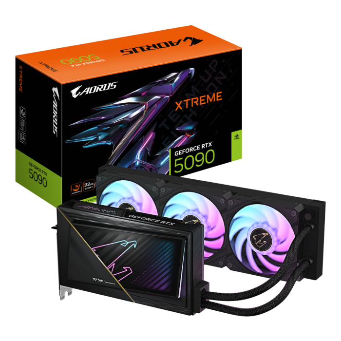 GIGABYTE AORUS GeForce RTX 5090 XTREME WATERFORCE 32G GIGABYTE AORUS GeForce RTX 5090 XTREME WATERFORCE 32G