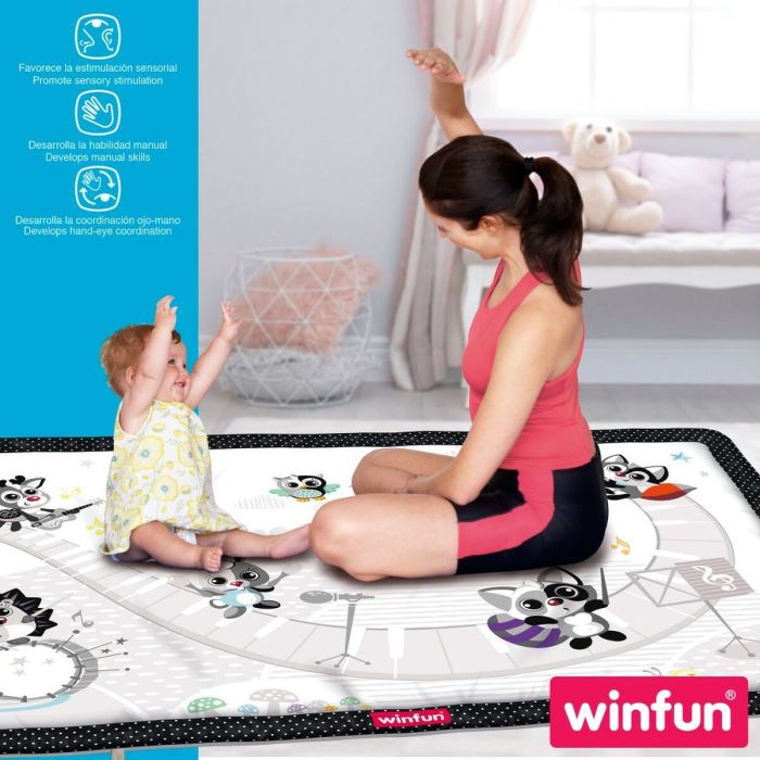 Alfombra Infantil Winfun Tela 14,3 x 0,5 x 8,8 cm 3 Alfombra Infantil Winfun Tela 14,3 x 0,5 x 8,8 cm 3