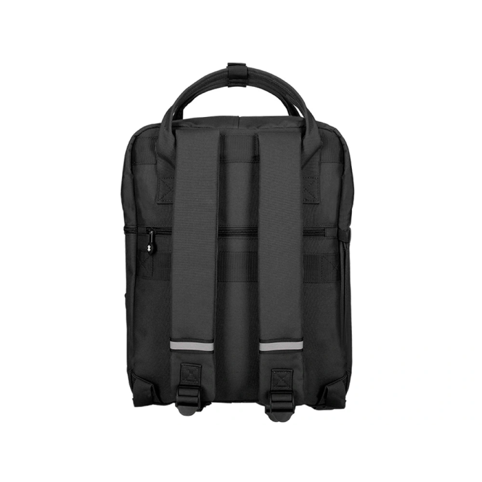 Antartik Mochila 2 asas y bolsillos exteriores negro 300x115x390 mm 4