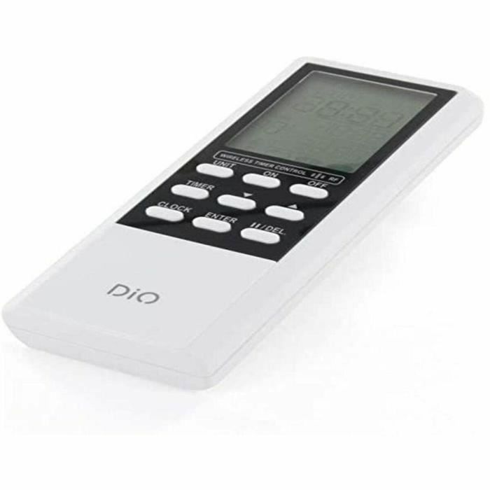 CHACON DiO Control Remoto Programable RF 433MHz para 16 Dispositivos/Canales, Reloj 12/24h, Alcance 50m 1