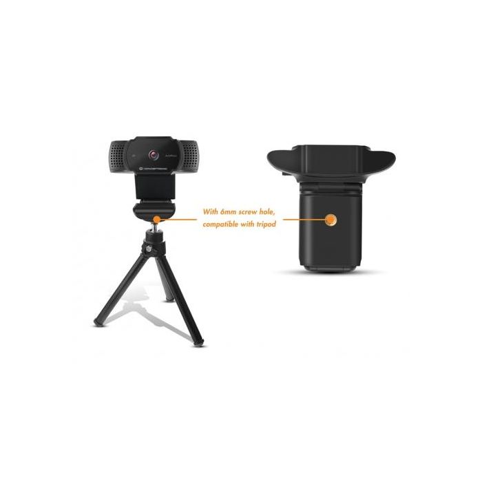 Conceptronic Webcam 2K Amdis02B 5Mp USB con micrófono, enfoque automático y cubierta de privacidad 2 Conceptronic Webcam 2K Amdis02B 5Mp USB con micrófono, enfoque automático y cubierta de privacidad 2
