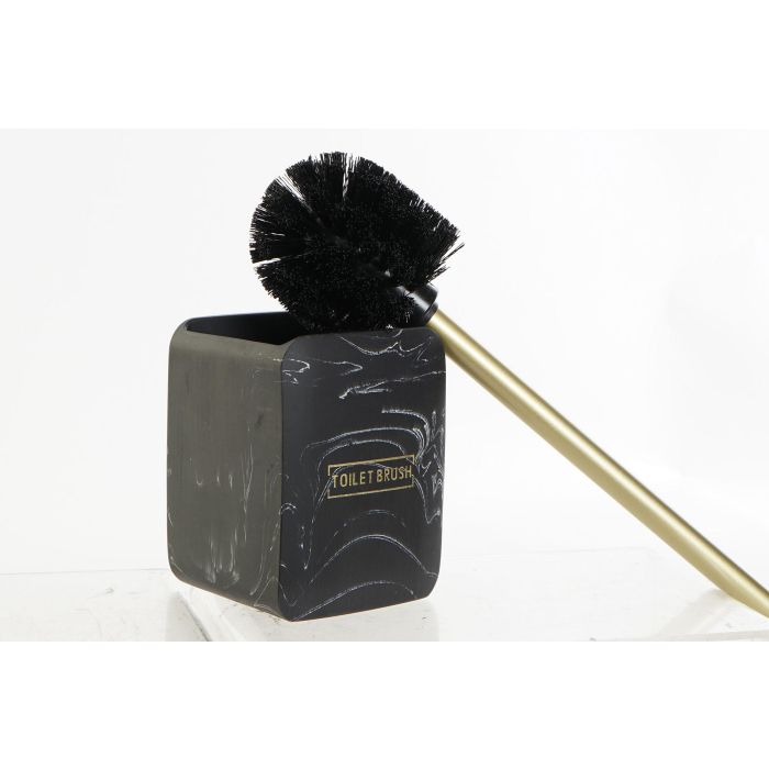 Escobillero Glam DKD Home Decor Negro Dorado 9.5 x 37 x 9.5 cm 1 Escobillero Glam DKD Home Decor Negro Dorado 9.5 x 37 x 9.5 cm 1