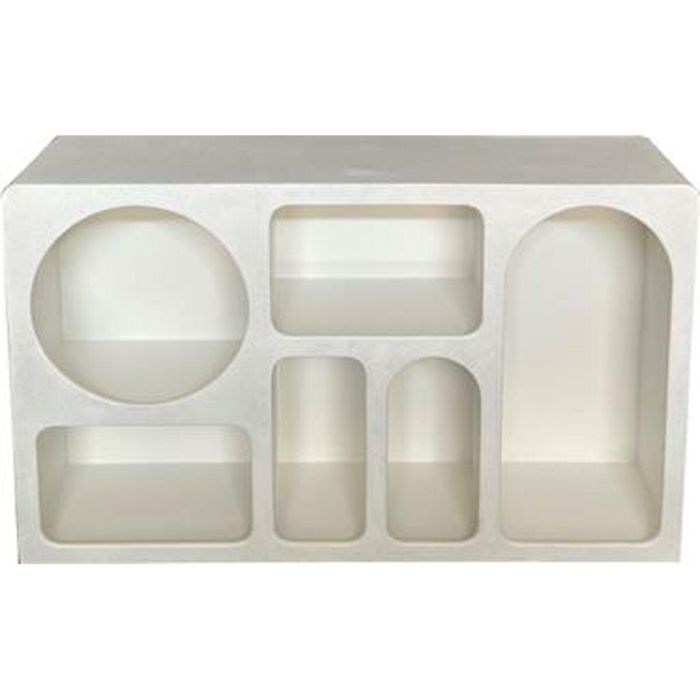 Aparador Home ESPRIT Blanco Madera MDF 120 x 26 x 75 cm
