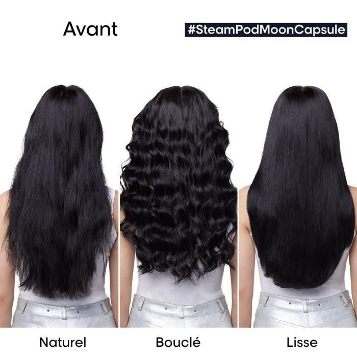 Steampod 4.0 Edición Limitada Moon Capsule - Plancha-rizador de vapor - Placa cerámica de alta resistencia - L'Oréal Professionnel P 4