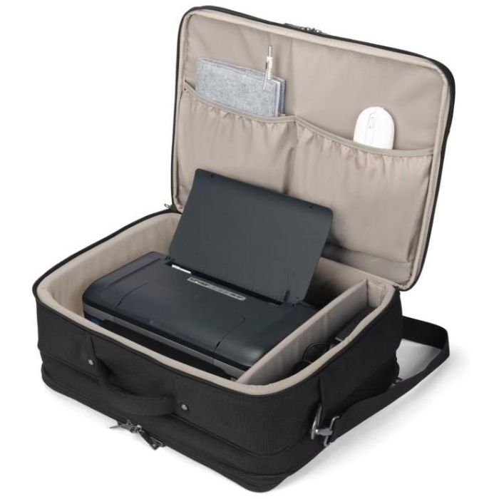 DICOTA Multi TWIN FIVE Funda Maletín para Portátiles de 15 a 17.3 pulgadas - Negro 12