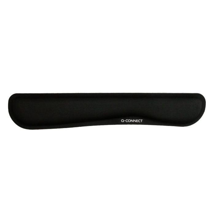 Q-connect Reposamuñecas Memory Foam para Teclado Color Negro 460x85x25 mm 1