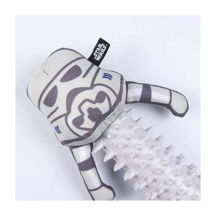 Cerdá Mordedor para Perro Star Wars - Juguete para Masticar de Color Gris - Dimensiones: 9.0 x 28.0 x 6.0 cm 2 Cerdá Mordedor para Perro Star Wars - Juguete para Masticar de Color Gris - Dimensiones: 9.0 x 28.0 x 6.0 cm 2