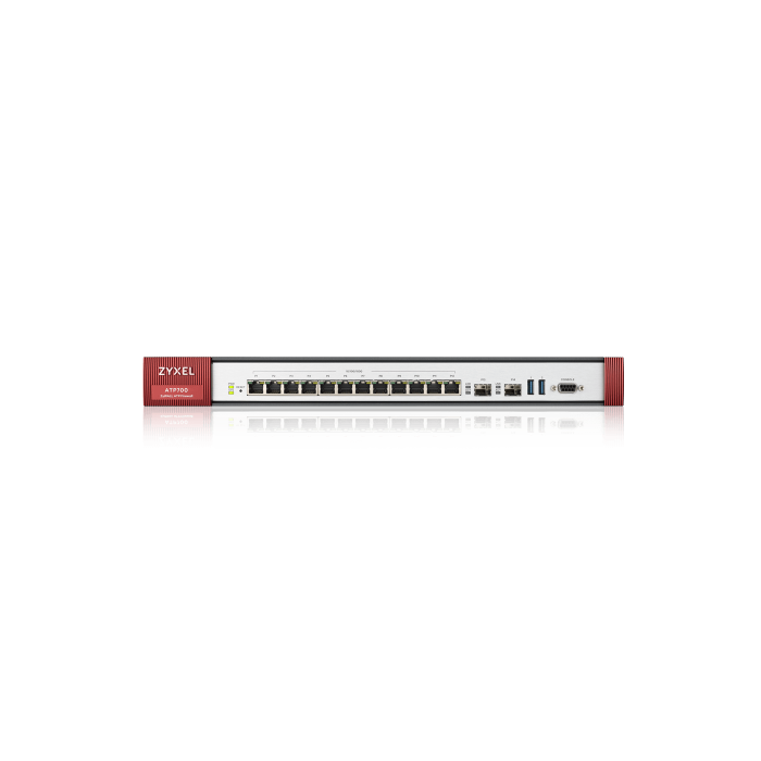 Zyxel ATP700 cortafuegos (hardware) 1U 6000 Mbit/s Zyxel ATP700 cortafuegos (hardware) 1U 6000 Mbit/s