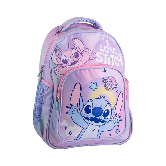 Mochila escolar mediana 42 cm stitch 3.3 x 4.2 x 42.0 cm Mochila escolar mediana 42 cm stitch 3.3 x 4.2 x 42.0 cm