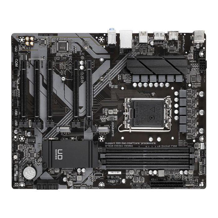 GIGABYTE Placa Base B760 DS3H DDR4 Intel LGA 1700 ATX 4 DDR4 HDMI 5xPCIe3.0 SATA3 USB3.2 4