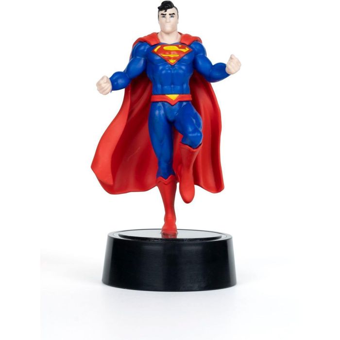 DC Comics 24858 Figura Led Superman 10cm con Luz Proyecta Logo DC Multiverso
