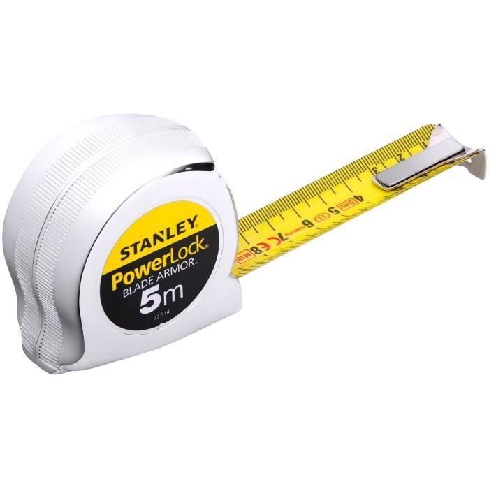 Flexometro Powerlock 5M X 25Mm Blade Armor Stanley 1 Flexometro Powerlock 5M X 25Mm Blade Armor Stanley 1