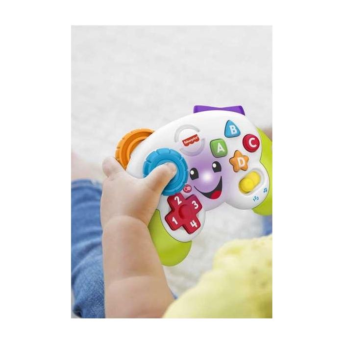 Fisher-Price Hhx11 Mando de Consola Ríe y Aprende: Juguete Educativo para Bebés +6 Meses, Desarrolla Motricidad y Coordinación 3